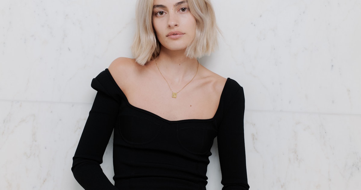 Diana Silvers at Celine’s Spring/Summer 2023 menswear show in Paris and getting ready