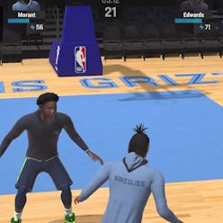A look at the interface for NBA All World