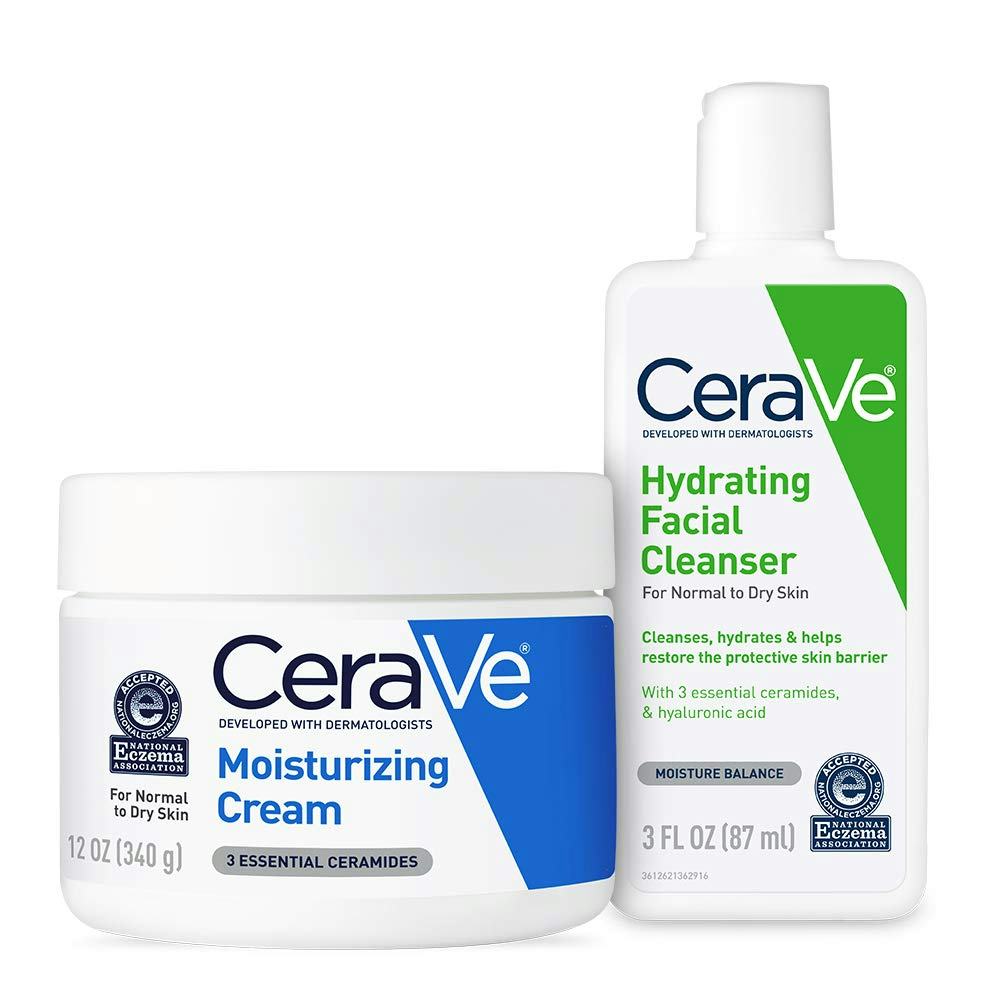 CeraVe Moisturizing Cream and Hydrating Face Wash