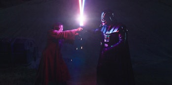 Obi-Wan Anakin Darth Vader lightsaber duel
