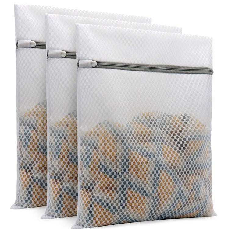 Muchfun Honeycomb Mesh Laundry Bags (3-Pack)