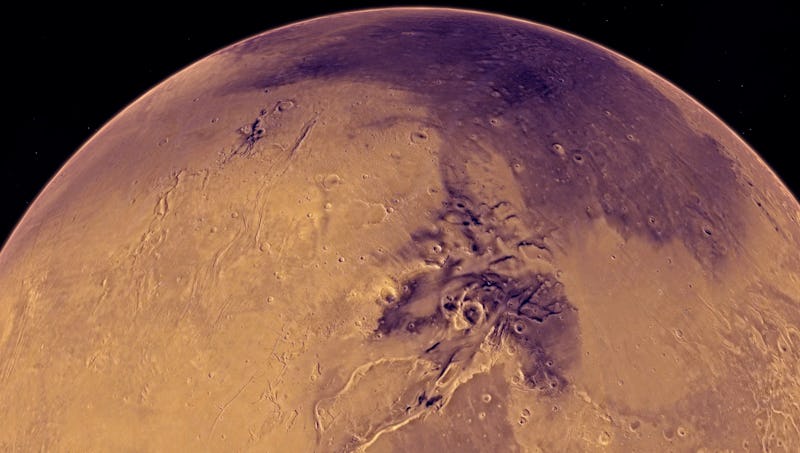 Space view of Mars
