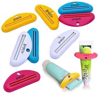 LOVEINUSA Toothpaste Tube Squeezer Dispenser (4-Pack)
