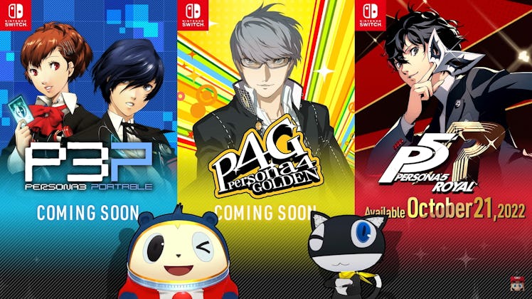 Persona 3, Persona 4, and Persona 5 Nintendo Showcase highlights