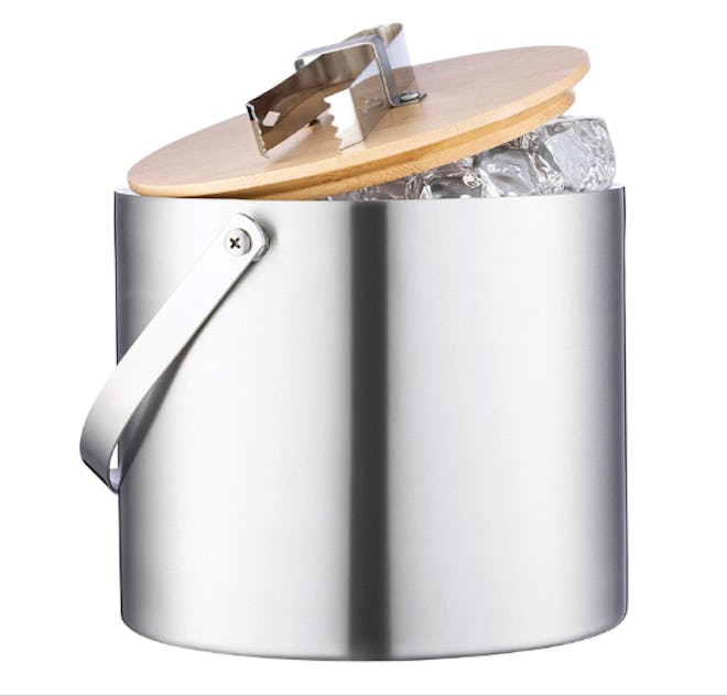 FineDine Double-Wall Stainless Steel Ice Bucket