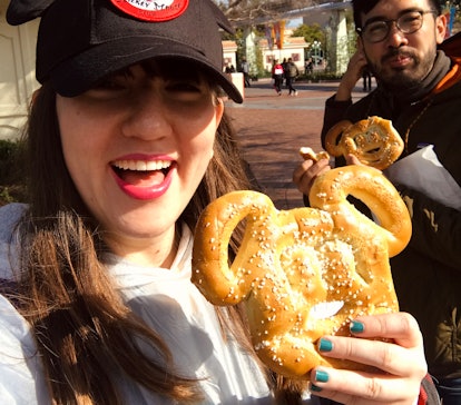 The best Mickey Mouse-shaped snacks at Disney include the Mickey pretzel.