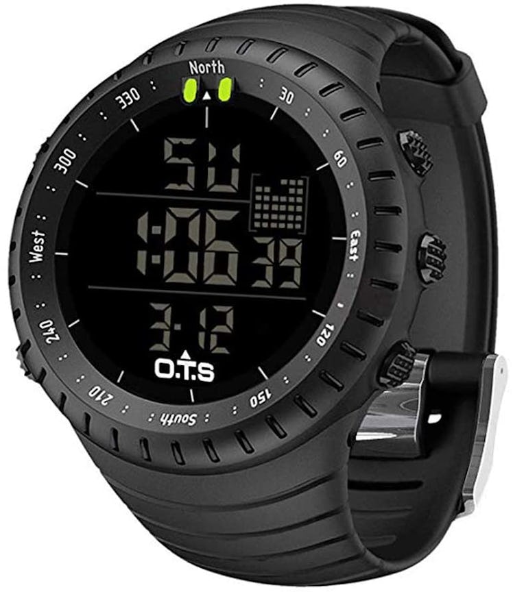 This budget-friendly waterpoof watch is water-resistant up to 50 meters. 