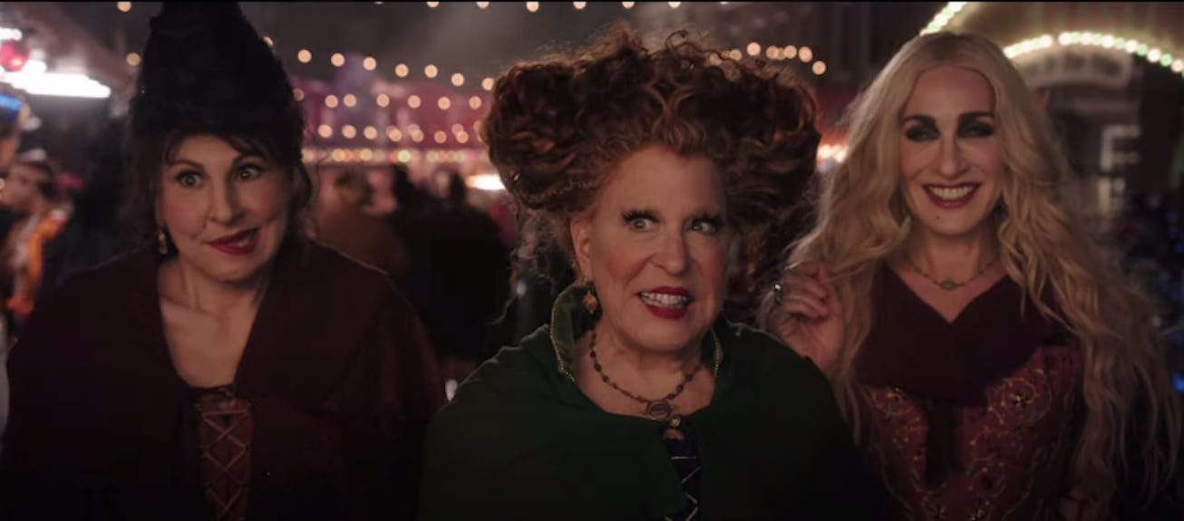 All three Sanderson sisters reunite in the Hocus Pocus 2 trailer