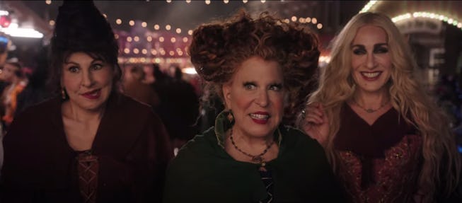 All three Sanderson sisters reunite in the Hocus Pocus 2 trailer