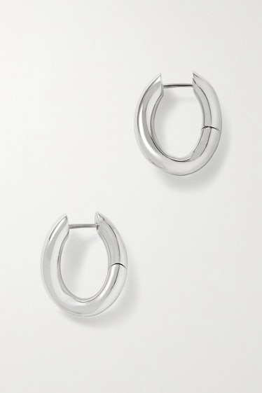 Loop XS silver-tone hoop earrings