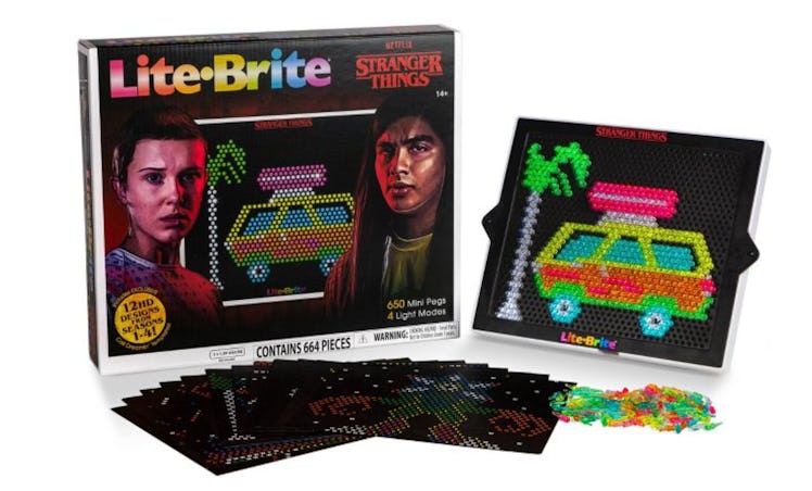 'Stranger Things' merch for Season 4 includes a Lite-Brite toy. 