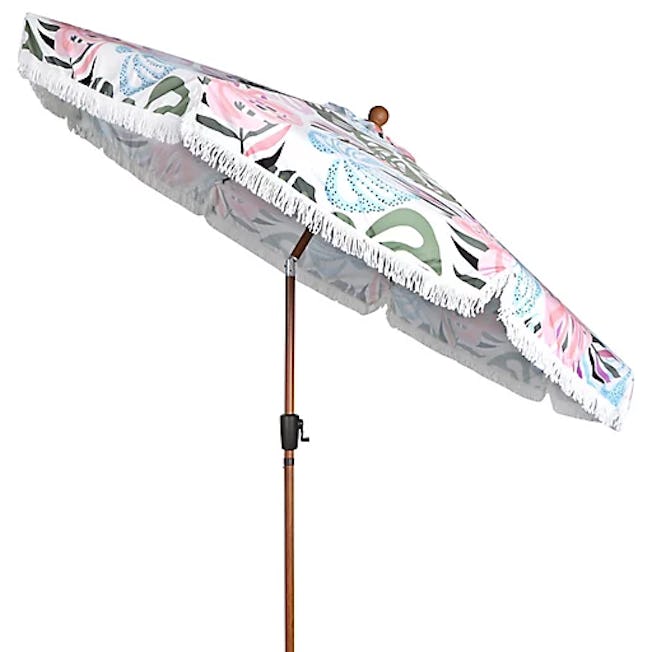 9-Foot Market Umbrella in Palm Print