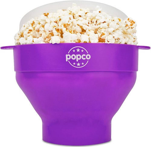 POPCO Silicone Microwave Popcorn Popper with Handles