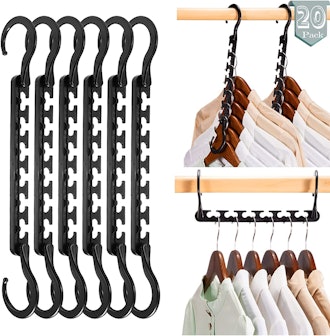 stacked space saving hangers from smartor