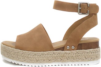 SODA Open Toe Espadrille Sandals