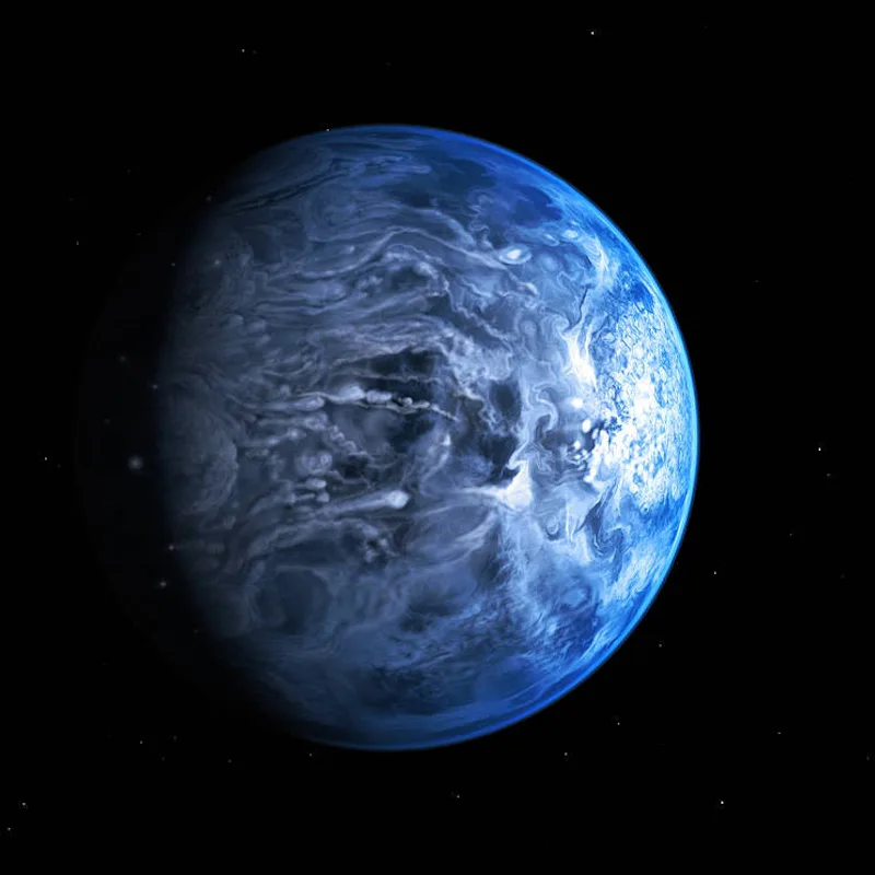 The Webb telescope image of the exoplanet HD 189733 b