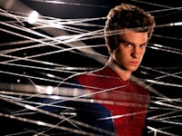 Andrew Garfield as Spider-Man in the Spider-Man movie 