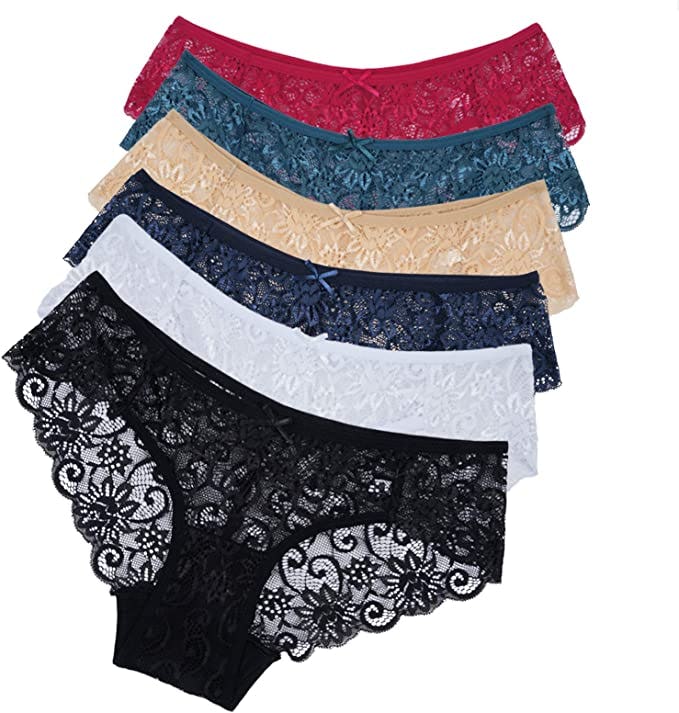 Sunm Boutique Bikini Lace Underwear (6-Pack)