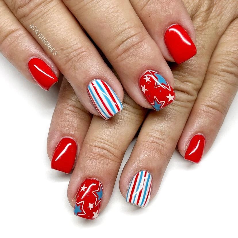 These July 4th Nail Art Designs Are Totally Lit