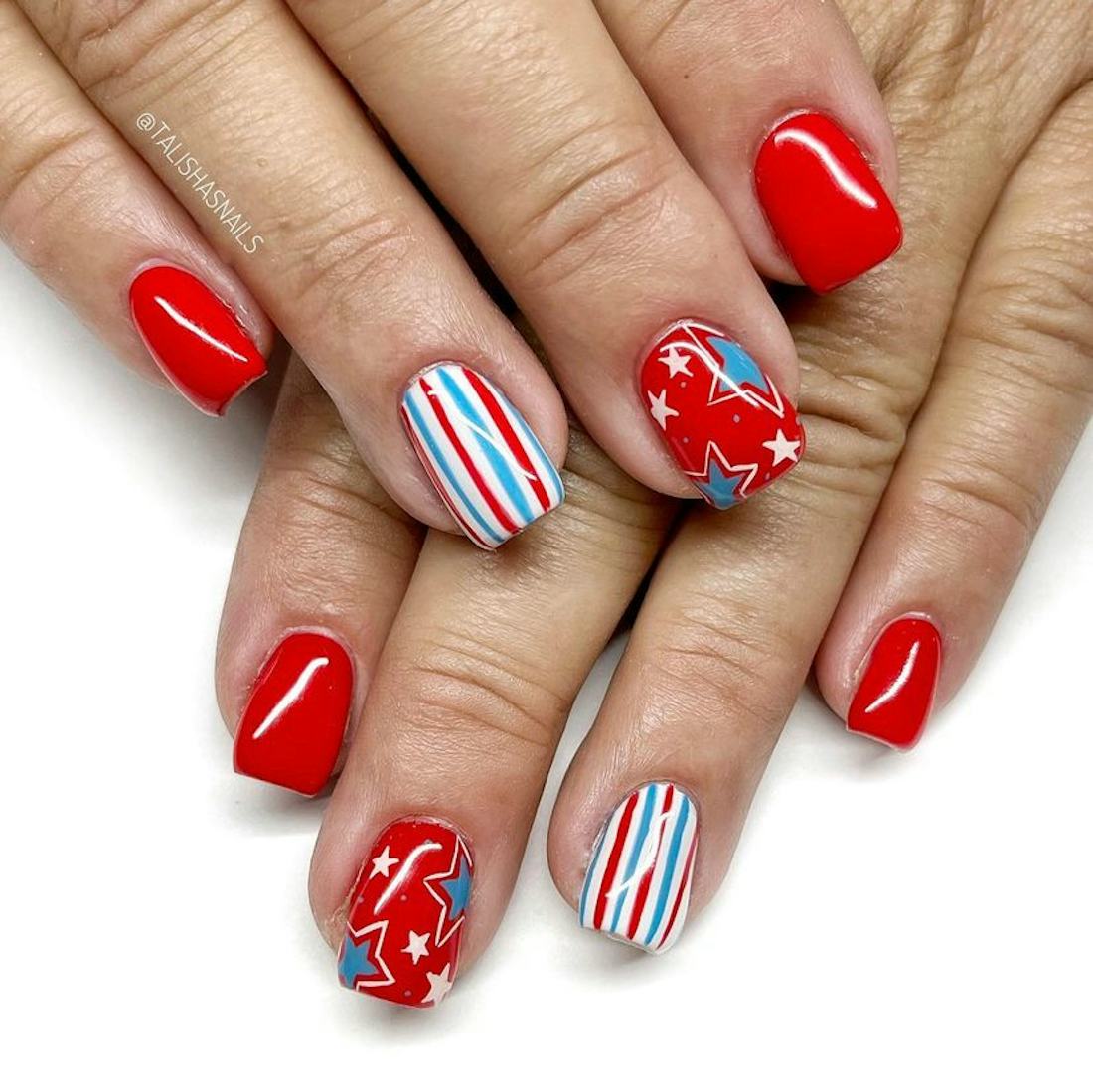 july 4th nail stickers