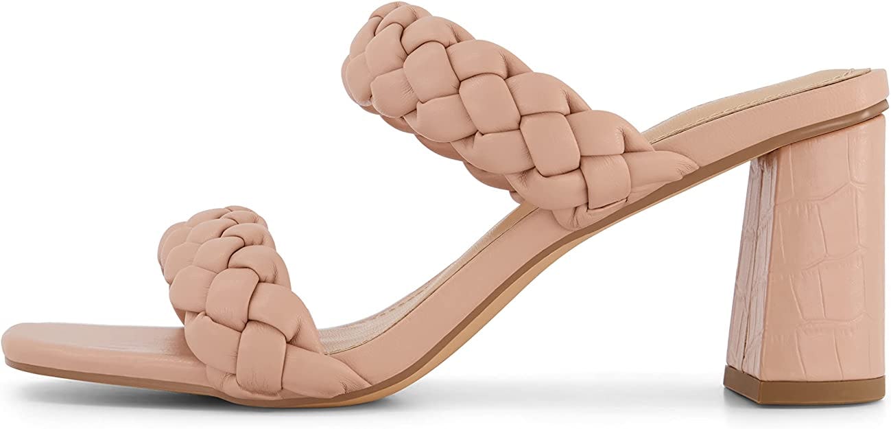 Dunes + CUSHIONAIRE Technology Iris Braided Heel Sandal