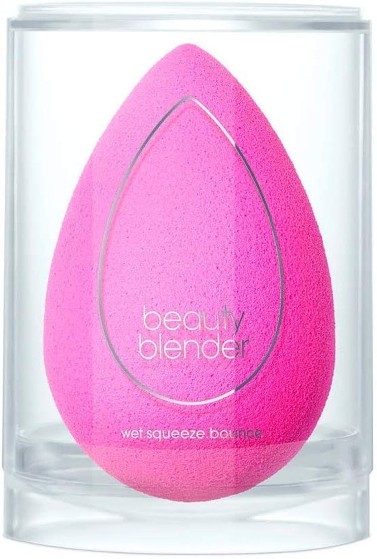 Use the BEAUTYBLENDER Original Pink Makeup Sponge as a hack to make your makeup routine so much easi...