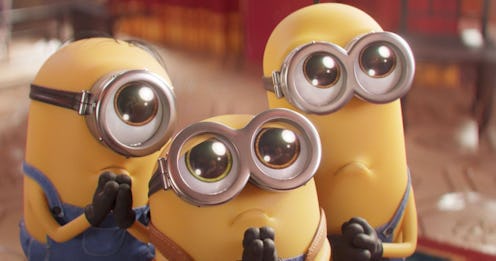 The Minions in 'Minions: The Rise of Gru.'