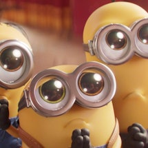 The Minions in 'Minions: The Rise of Gru.'
