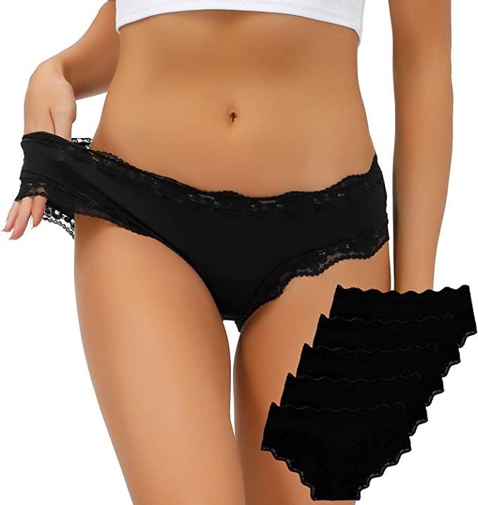 ADOVAKKER Smooth Hipster Panties (5-Pack)