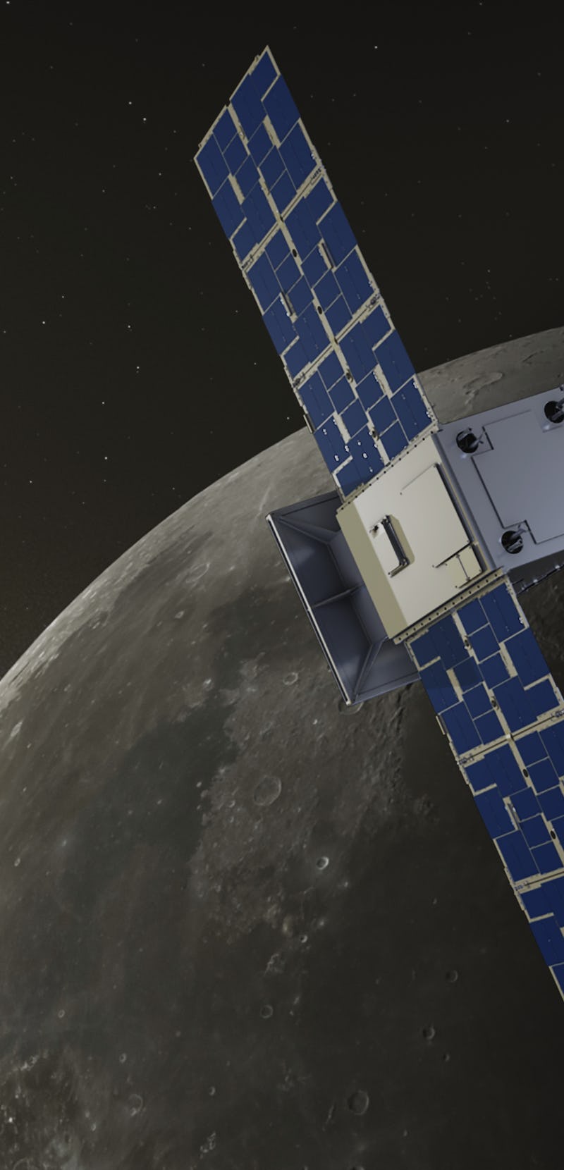 artist's rendering of NASA CAPSTONE CubeSat