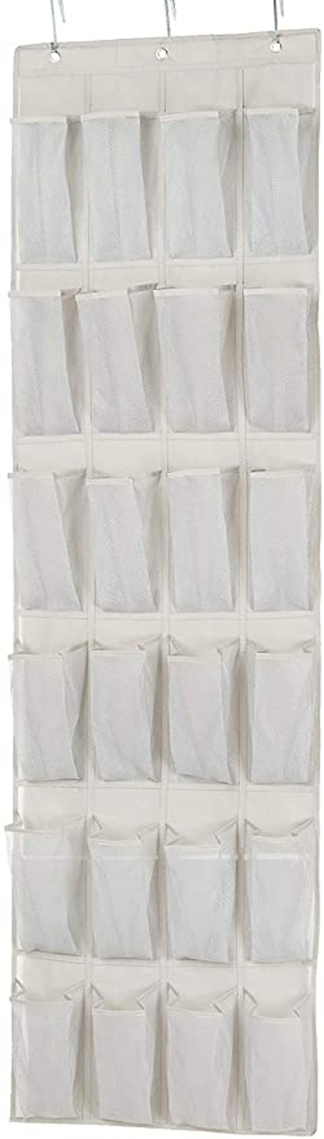 Amazon Basics 24-Pocket Over-the-Door Hanging Medium-Size Shoe Organizer