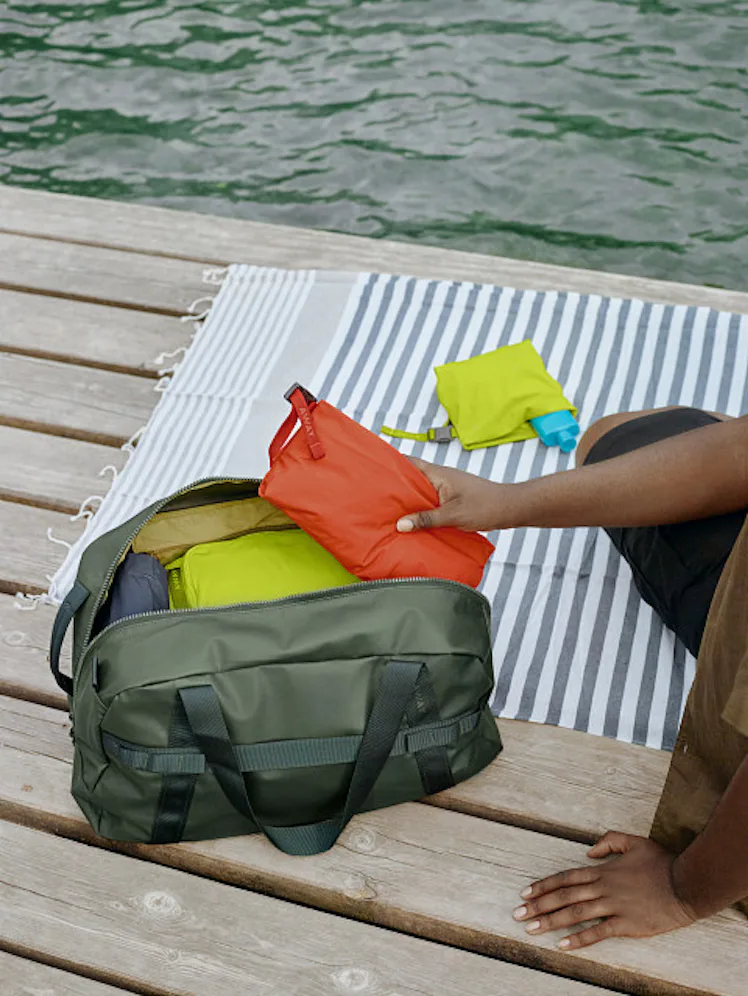away travel far backpack Active 26L in Vivid Blue whether for a hike or a quick road trip Active Collection