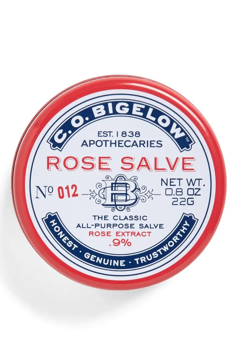 C.O. Bigelow All Purpose Classic Rose Salve Lip Balm