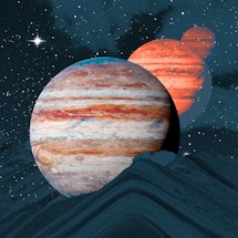 An illustration of Jupiter. The Astrology Of July 2022 Includes Jupiter & Chiron Retrograde