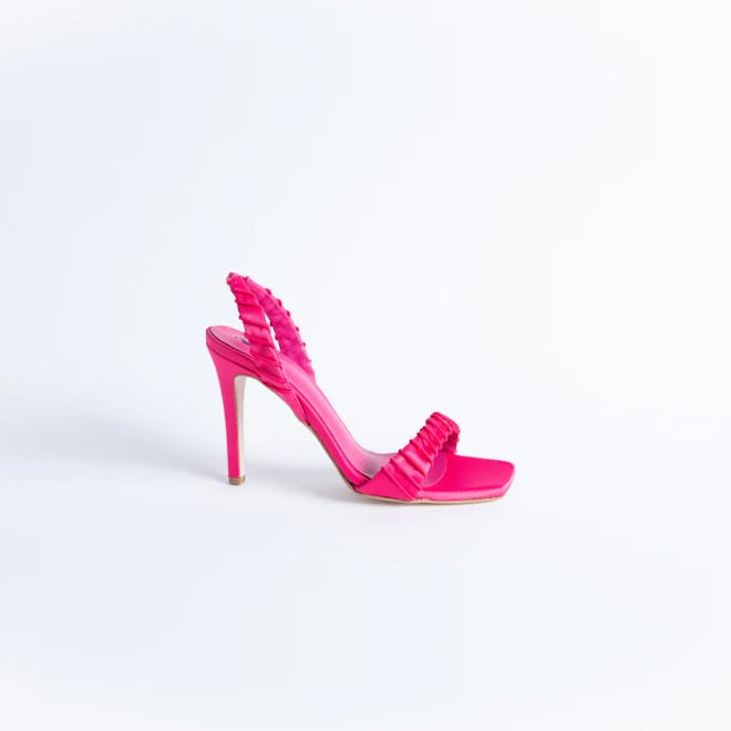 ARCH hot pink slingback sandals