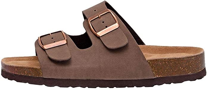 CUSHIONAIRE Lane Cork Footbed Sandal