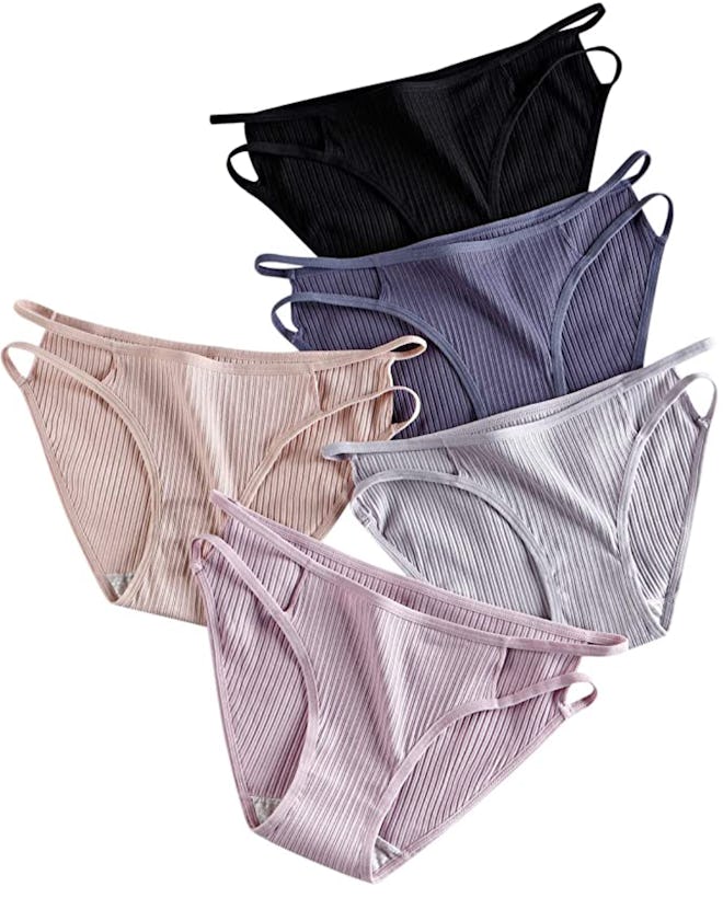 Seasment Cotton Bikini Briefs (5-Pack)