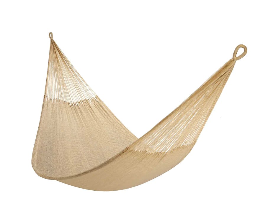neutral signature hammock from yellow leaf hammocks