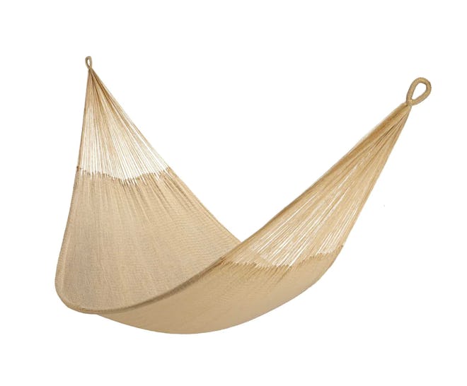 neutral signature hammock from yellow leaf hammocks