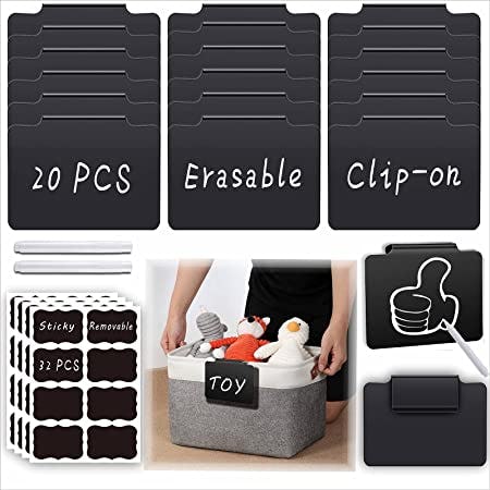 Clip-On Erasable Labels