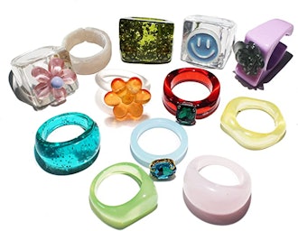 Best Resin Ring Chunky Resin Ring Best Acrylic Ring 