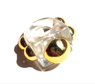 hip to be square resin ring from accessory concierge