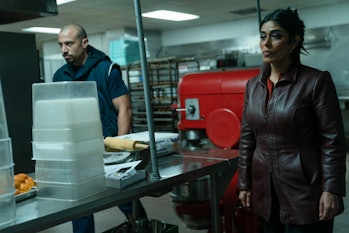 Dan Carter as Saleem and Nimra Bucha as Najma in Ms. Marvel Episode 3