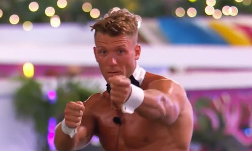 'Love Island' 2022 Charlie Radnedge competing in the heart rate dance challenge