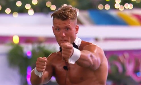'Love Island' 2022 Charlie Radnedge competing in the heart rate dance challenge
