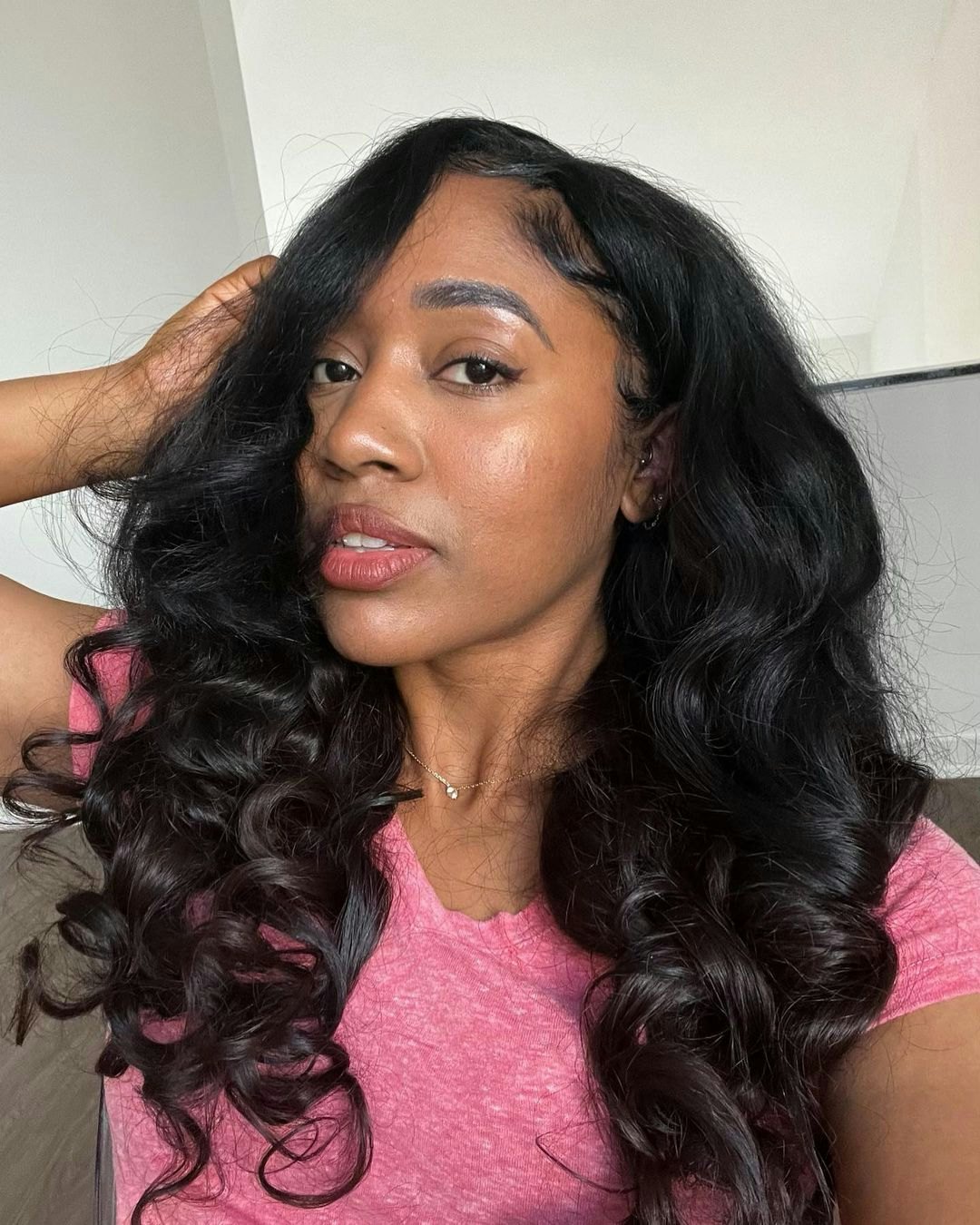 Curly hair sew in hairstyles on Stylevore