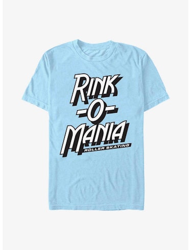'Stranger Things' merch for Season 4 includes a Rink-O-Mania tee. 