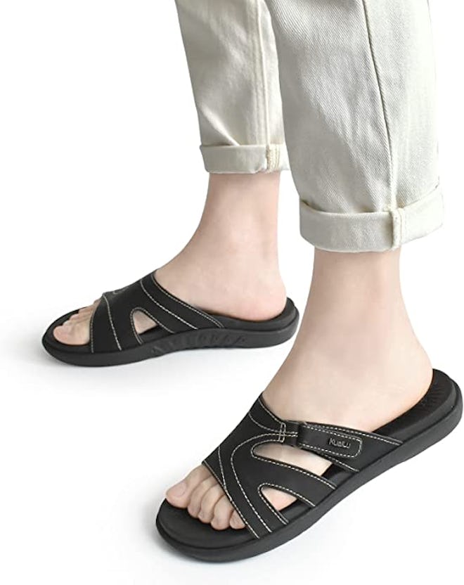 KUAILU Orthotic Slip On Slide Sandals