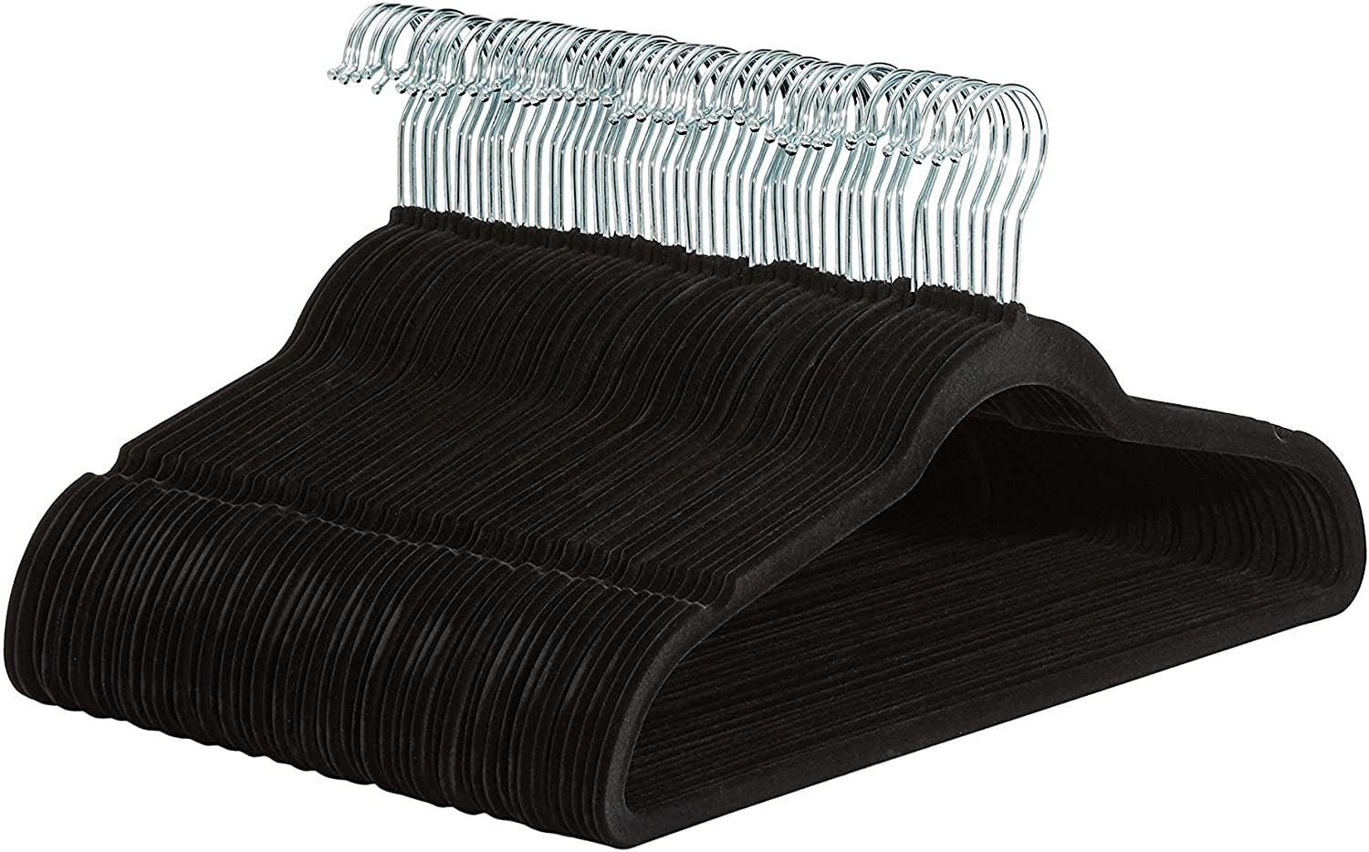 pack of 50 velvet non-slip hangers