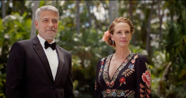 "Ticket to Paradise," starring George Clooney and Julia Roberts. 